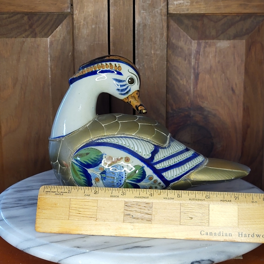 Tonala Brass Duck - Picture 10 of 11